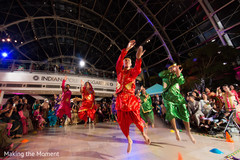 Indian dancers performing a choreography Indian dancers performing a choreography