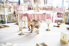 Ornaments of the reception tables Ornaments of the reception tables