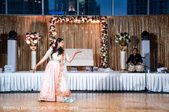 Maharani performing a choreography Maharani performing a choreography