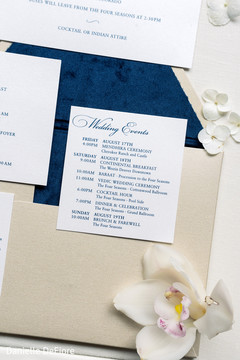 Closeup capture of Indian wedding invitations. Closeup capture of Indian wedding invitations.