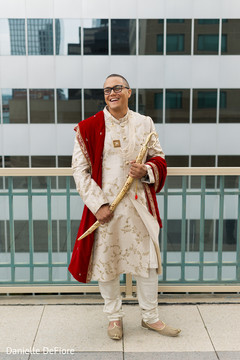 Charming Indian groom on his wedding ceremony outfit. Charming Indian groom on his wedding ceremony outfit.