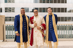 Enchanting Indian groom with groomsmen capture. Enchanting Indian groom with groomsmen capture.