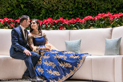 Indian newlyweds posing for the photo shoot Indian newlyweds posing for the photo shoot