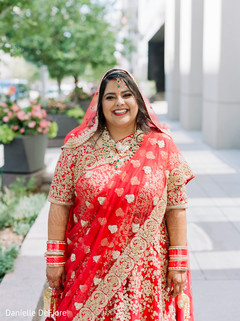 Glamorous Indian bride posing for photo shoot. Glamorous Indian bride posing for photo shoot.