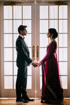 Adorable capture of Indian bride and groom. Adorable capture of Indian bride and groom.