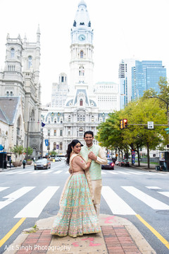 Sweet Indian couple posing outdoors. Sweet Indian couple posing outdoors.