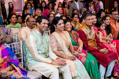 Lovely Indian couple at their pre-wedding celebration. Lovely Indian couple at their pre-wedding celebration.