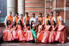 Outdoor themed indian couple with bridesmaids and groomsmen. Outdoor themed indian couple with bridesmaids and groomsmen.