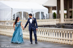 Lovely Indian bride and groom holding hands. Lovely Indian bride and groom holding hands.
