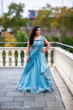 Adorable indian bride posing outdoors. Adorable indian bride posing outdoors.