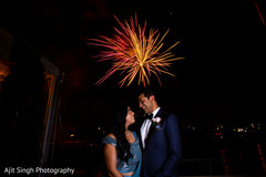 Wonderful Indian wedding reception fireworks. Wonderful Indian wedding reception fireworks.