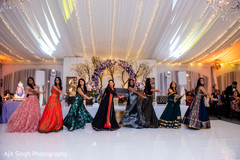 Wonderful Indian bridesmaid reception dance. Wonderful Indian bridesmaid reception dance.