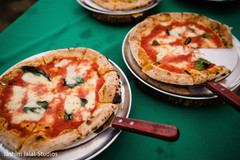 Delicious pizza served during the pre wedding rituals Delicious pizza served during the pre wedding rituals