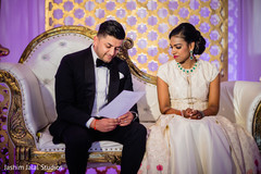 Indian couple during the reception Indian couple during the reception