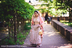 Indian bride outdoors for pictures Indian bride outdoors for pictures