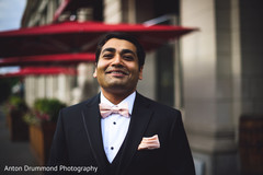Indian groom posing for the camera Indian groom posing for the camera