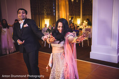 Beautiful bride and groom having a great time Beautiful bride and groom having a great time