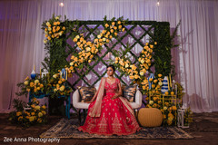 Fabulous indian bride at sangeet stage. Fabulous indian bride at sangeet stage.