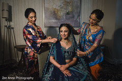 Adorable indian bride getting ready. Adorable indian bride getting ready.
