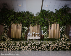 Indian wedding reception stage decor. Indian wedding reception stage decor.
