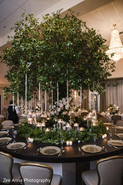 Unique Indian wedding reception table centerpiece. Unique Indian wedding reception table centerpiece.