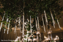 Stunning Indian wedding reception teardrops decor. Stunning Indian wedding reception teardrops decor.