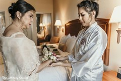 Sweet moment for indian bride and her mother. Sweet moment for indian bride and her mother.