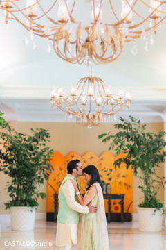 Sweet kiss of Indian groom to bride capture. Sweet kiss of Indian groom to bride capture.