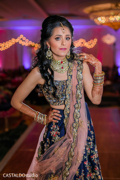 Marvelous Indian bridal Sangeet lehenga outfit. Marvelous Indian bridal Sangeet lehenga outfit.
