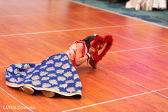 Indian flower girl at a special sangeet dance. Indian flower girl at a special sangeet dance.
