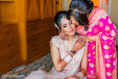 Indian bride's mother sweet moment capture. Indian bride's mother sweet moment capture.