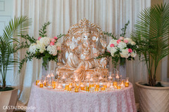 Indian wedding Ganesha Puja god's decor. Indian wedding Ganesha Puja god's decor.