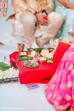 Closeup capture of Indian wedding ceremony items. Closeup capture of Indian wedding ceremony items.