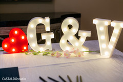 Marvelous Indian wedding light up letters decor. Marvelous Indian wedding light up letters decor.