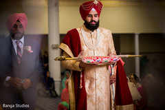 Indian groom making his grand entrance Indian groom making his grand entrance