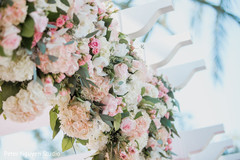 Floral arrangement details of the decor Floral arrangement details of the decor