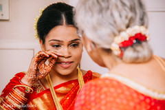Special capture of indian bride getting ready. Special capture of indian bride getting ready.