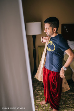 Indian groom getting ready capture. Indian groom getting ready capture.