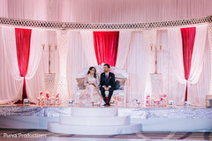 Indian lovebirds at reception stage. Indian lovebirds at reception stage.