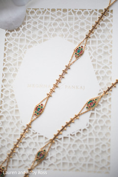 Jewelry details of the Indian bride Jewelry details of the Indian bride