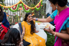 Maharani at her mehndi party. Maharani at her mehndi party.