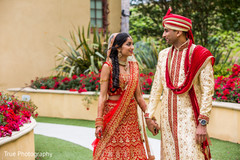 Indian bride and groom tender moment. Indian bride and groom tender moment.