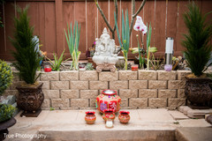 Indian wedding pot and ganesh puja decor. Indian wedding pot and ganesh puja decor.