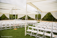 Indian wedding ceremony seating setup. Indian wedding ceremony seating setup.