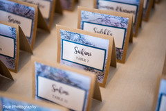Closeup capture of Indian wedding table number card. Closeup capture of Indian wedding table number card.