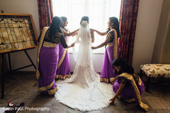 Maharani with bridesmaids Maharani with bridesmaids
