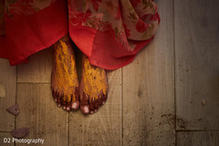 Maharani's feet with turmeric paste capture. Maharani's feet with turmeric paste capture.