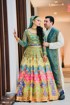 Indian bride and groom looking dazzling Indian bride and groom looking dazzling