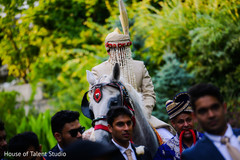 Raja riding the baraat horse Raja riding the baraat horse