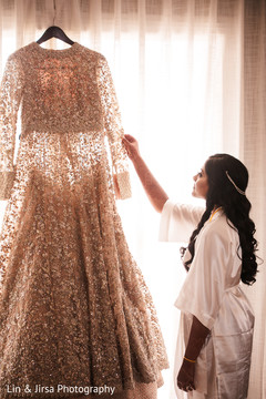 Maharani admiring her gown Maharani admiring her gown